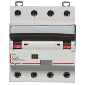 Disjoncteur DX3 6000 10KA-Legrand-tripole-10A