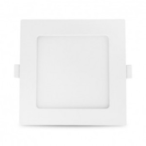 Plafonnier LED blanc 145x145 10W 3000°K MIIDEX - 77531