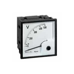 Ampèremètre analogique à fût carré 68x68mm à équiper d'un cadran de mesure LEGRAND