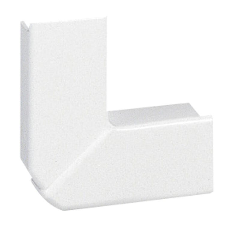 Angle plat pour goulotte DLP 20x12,5 blanc