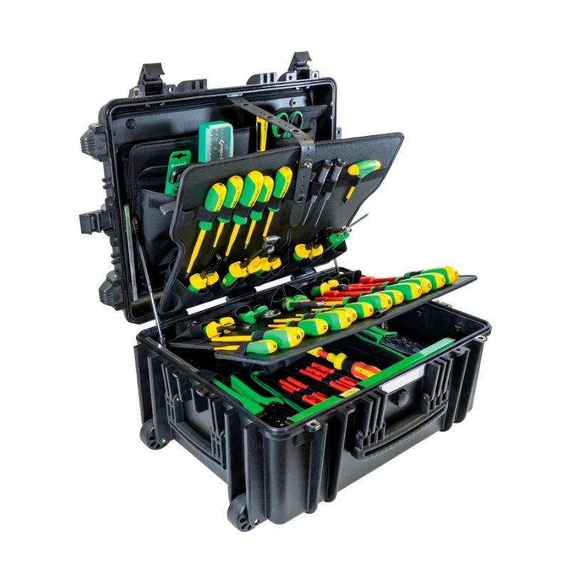 Caisse / Valise à outils mobile sur roulettes 3 en 1 + Divers rangements