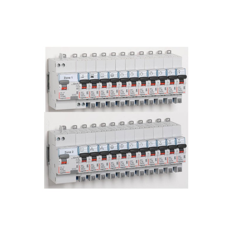 Kit de 10 bornes de connexion pour interrupteur dif tête de groupe dx 3-id  legrand 405209 