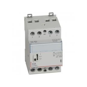 Contacteur de puissance CX³ bobine 230V~ - 4P 250V~ - 63A - contact 4O - 3 modules LEGRAND
