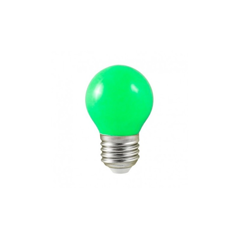 Ampoule LED E27 Couleur Bulb G45 1W Jaune 